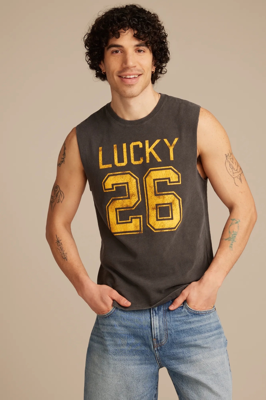 LUCKY  WEEKEND JERSEY TANK, image 2