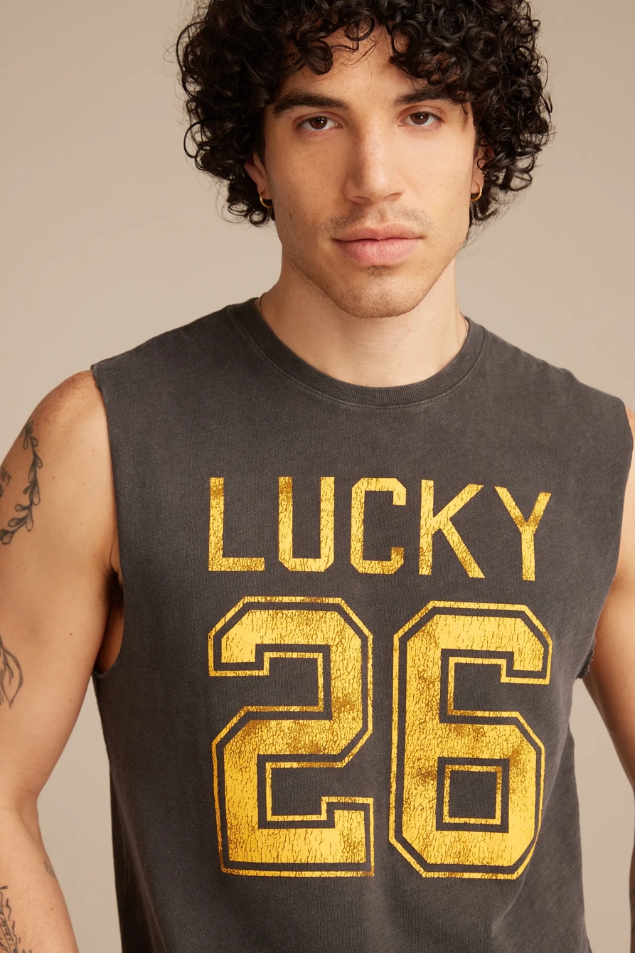 LUCKY  WEEKEND JERSEY TANK, image 5