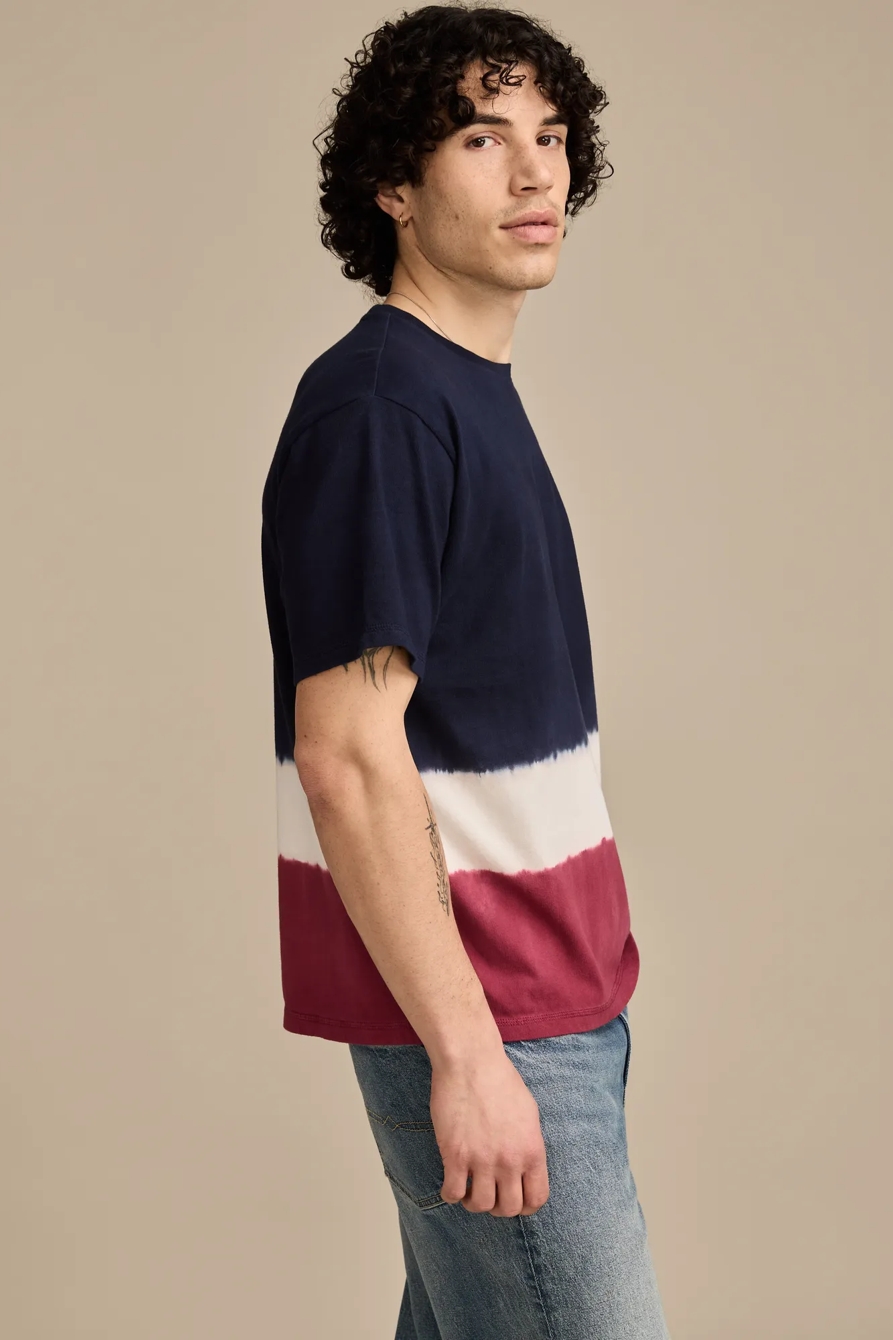 DIP DYE RELAXED FIT T SHIRT, image 4