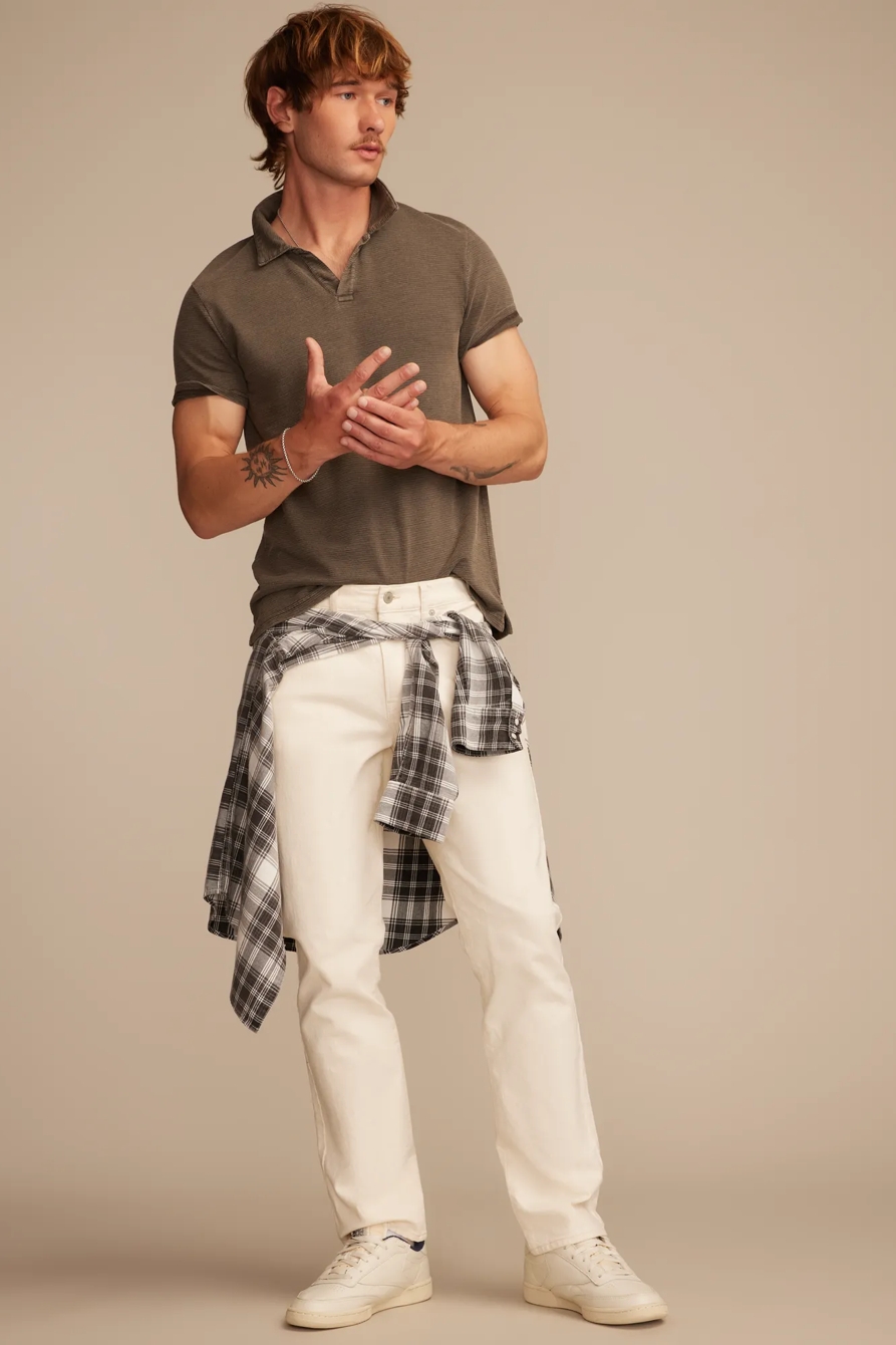 JACQUARD SLUB JERSEY SHIRT, image 2