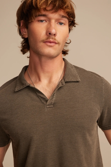 JACQUARD SLUB JERSEY SHIRT, image 3