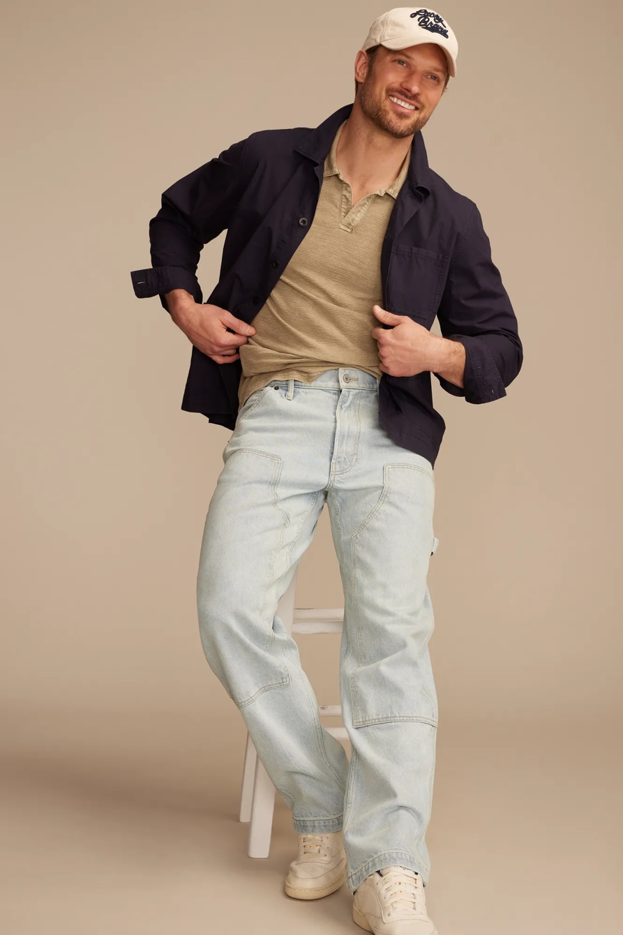 JACQUARD SLUB JERSEY SHIRT, image 5