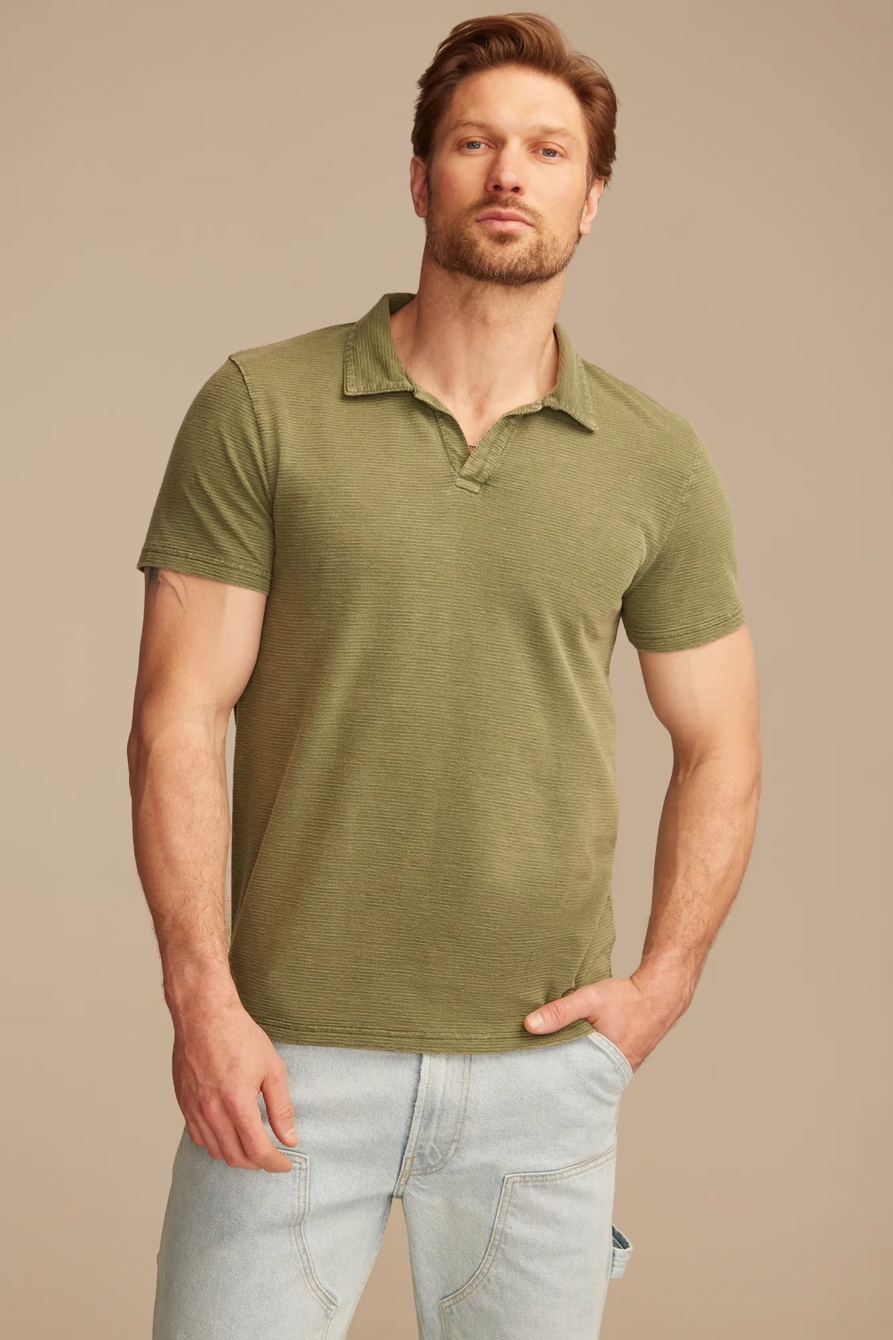 JACQUARD SLUB JERSEY SHIRT, image 2
