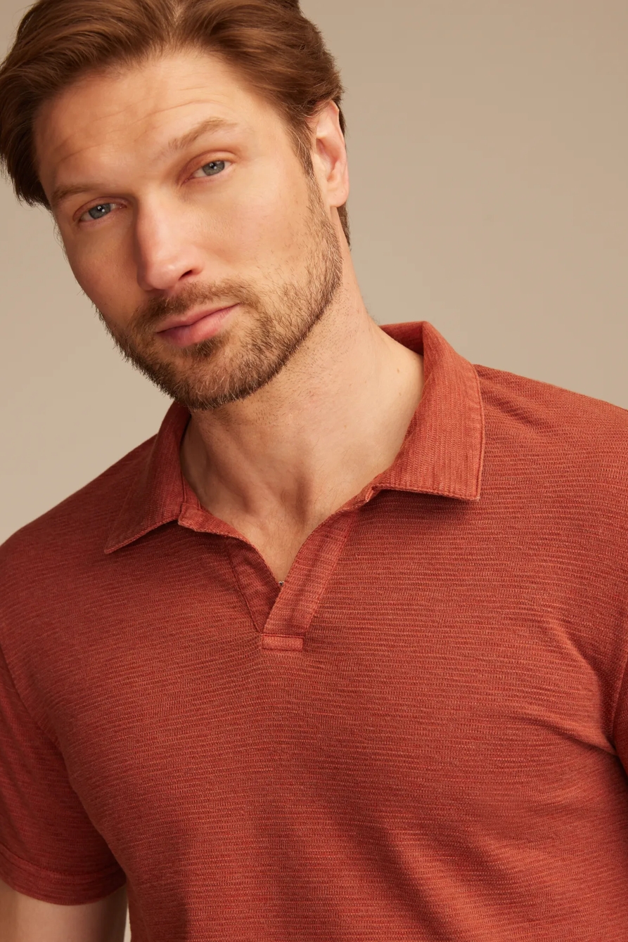 JACQUARD SLUB JERSEY SHIRT, image 3