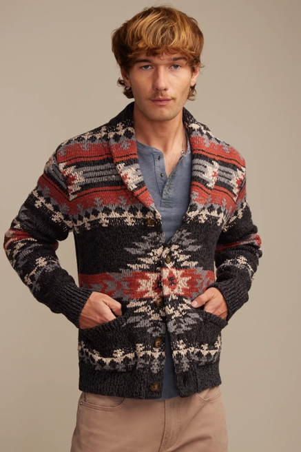 SHAWL COLLAR CARDIGAN, image 1