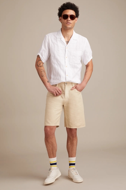 SEERSUCKER CAMP COLLAR SHORT SLEEVE SHIRT, image 2