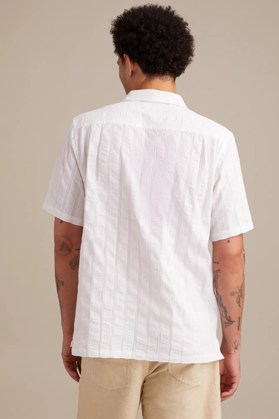 SEERSUCKER CAMP COLLAR SHORT SLEEVE SHIRT, image 5