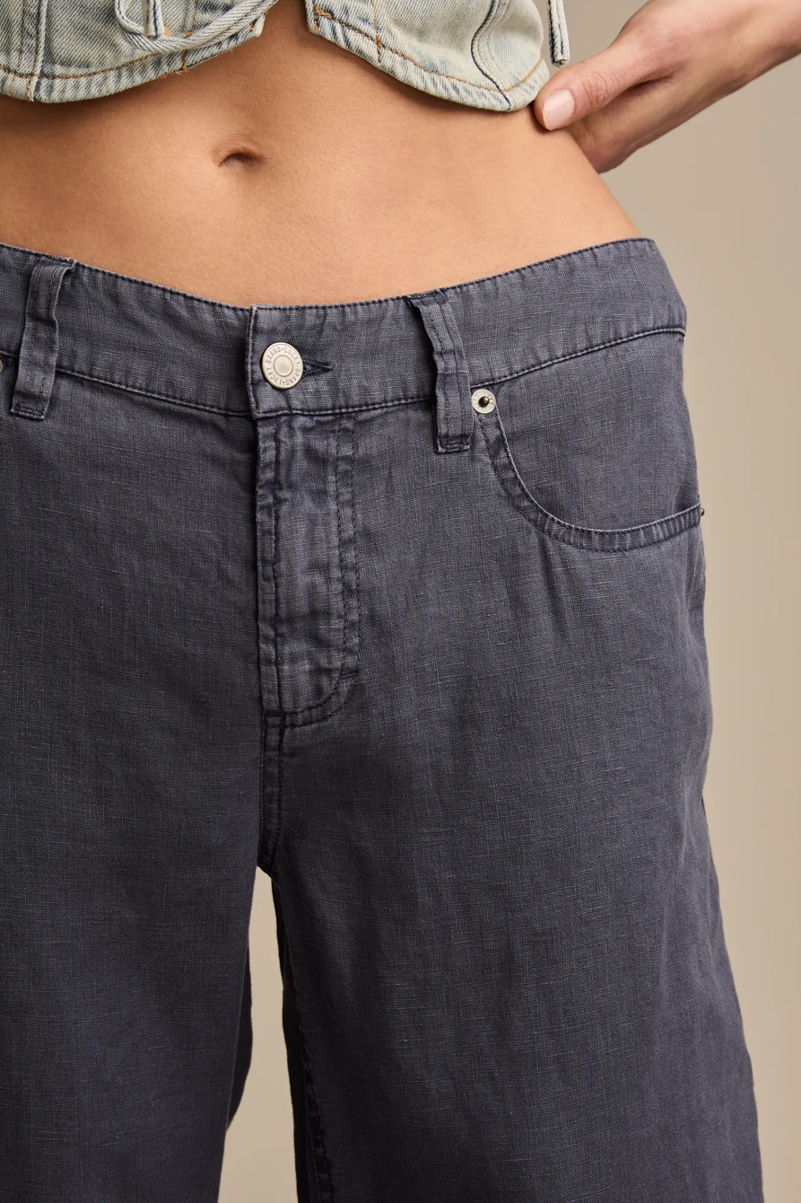 BAGGY WIDE LEG LINEN PANT, image 3