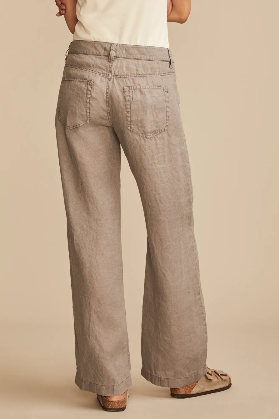 BAGGY WIDE LEG LINEN PANT, image 5