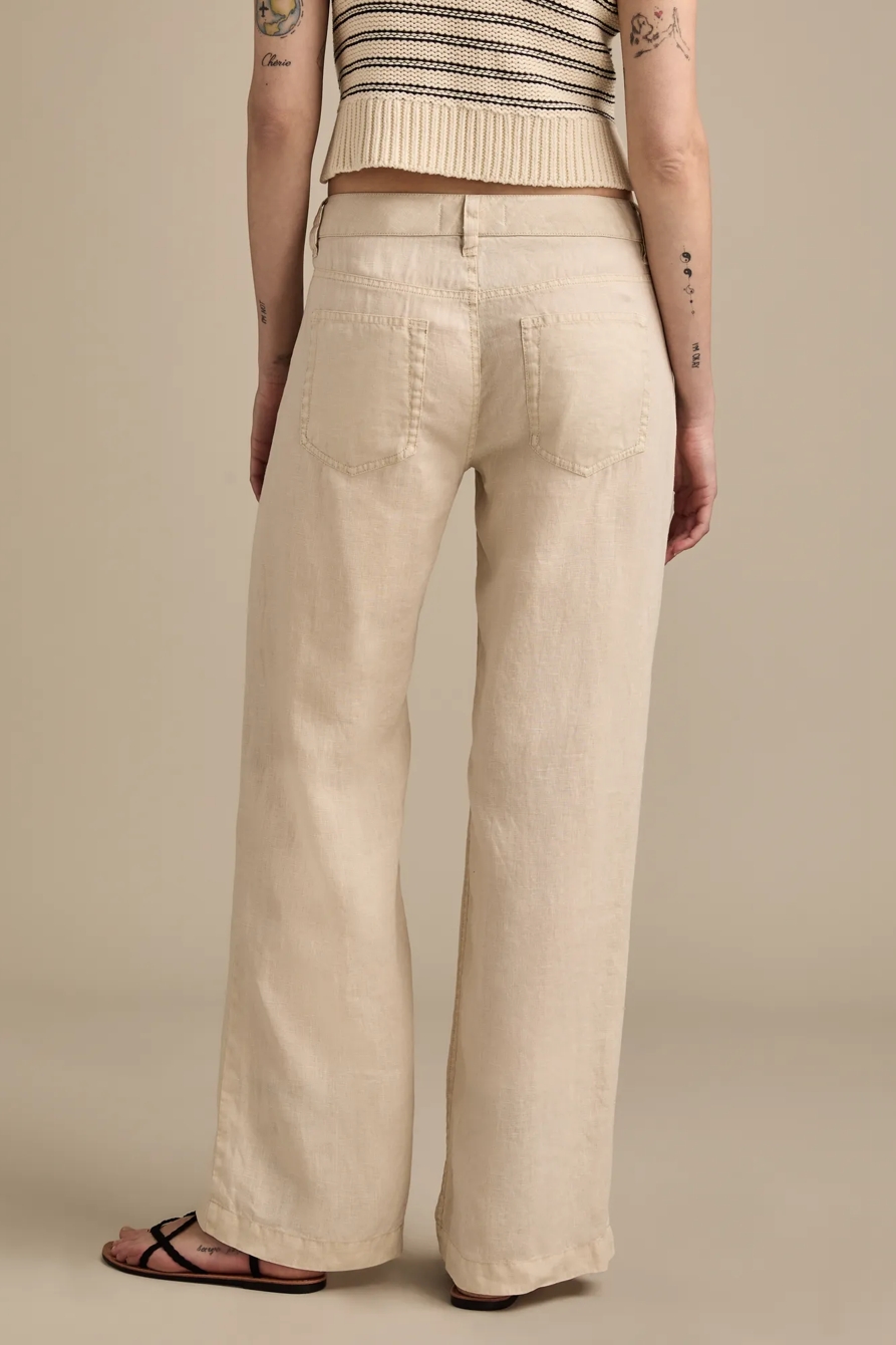 BAGGY WIDE LEG LINEN PANT, image 5