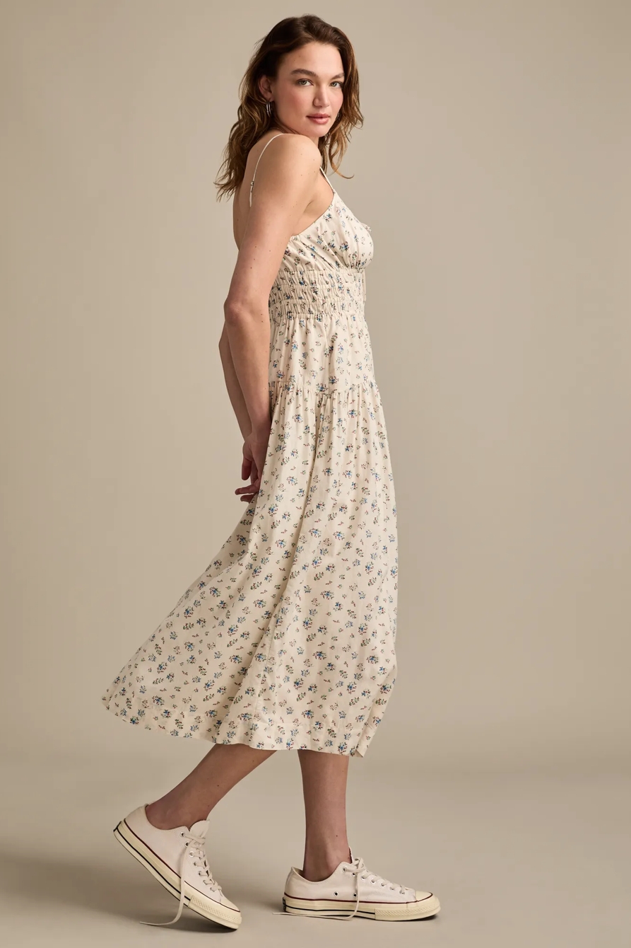 SMOCKED WAIST MIDI, image 4