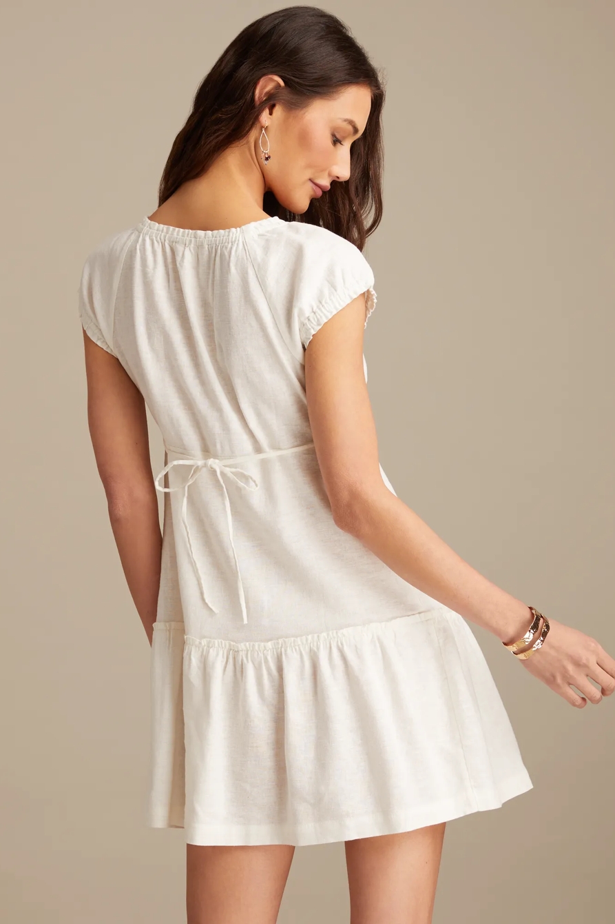SHORT SLEEVE MARKET MINI DRESS, image 2