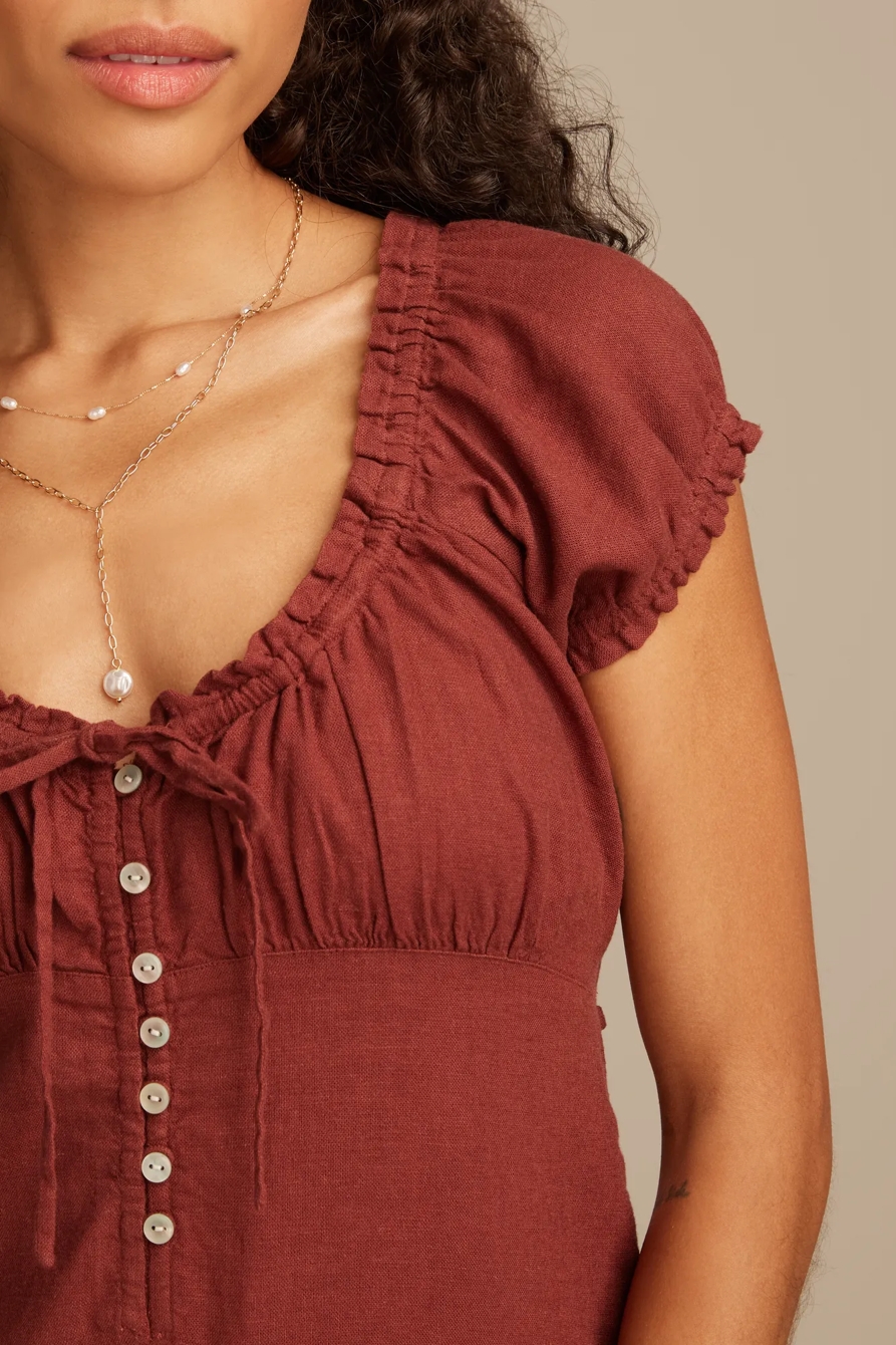 SHORT SLEEVE MARKET MINI DRESS, image 5