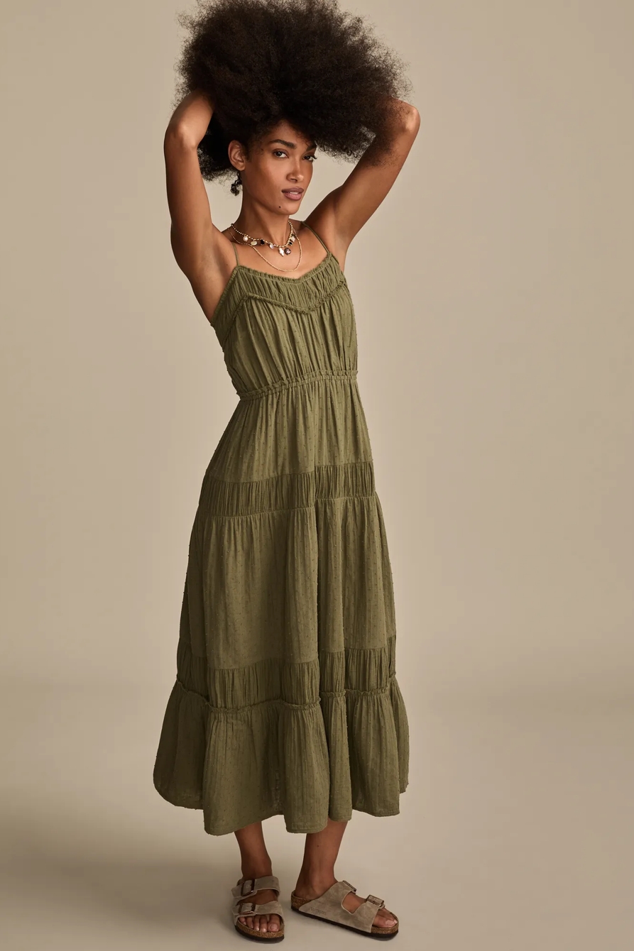 GAUZE MAXI DRESS, image 6