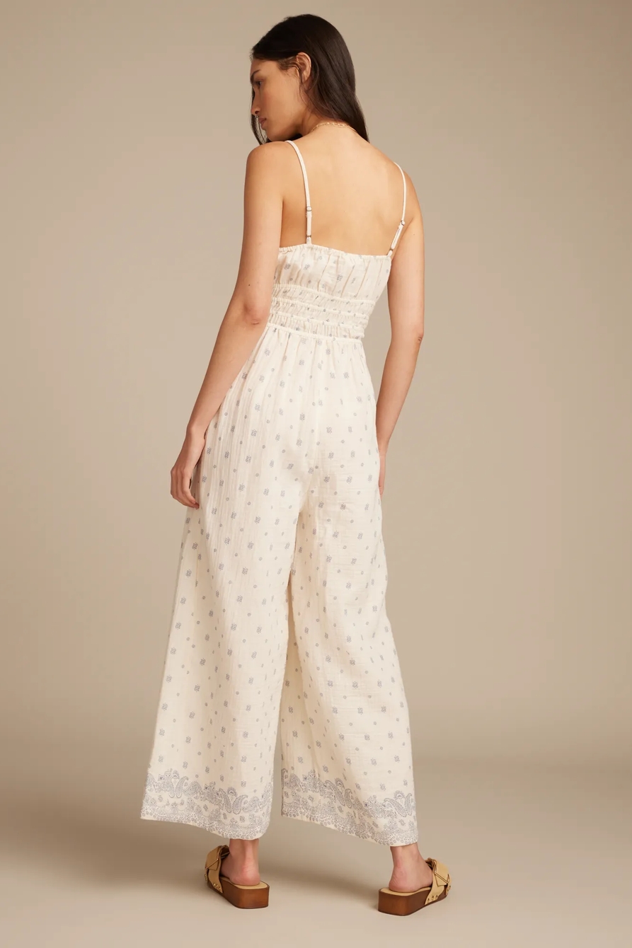 PRINTED GAUZY JUMPSUIT, image 3