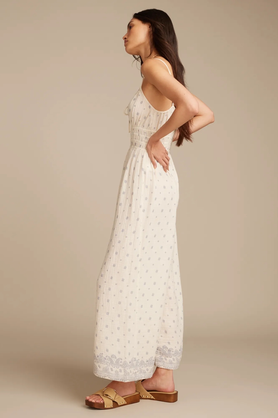 PRINTED GAUZY JUMPSUIT, image 4