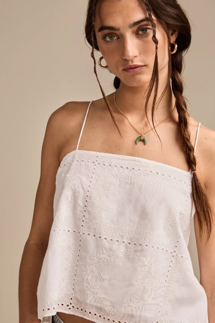 EMBROIDERED BREEZY TANK, image 3
