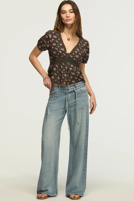 LACE PEPLUM BLOUSE, image 2