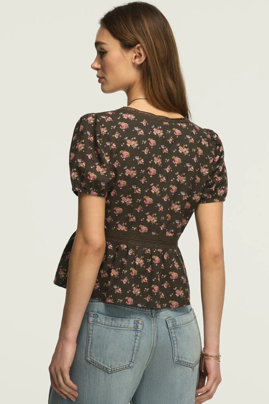 LACE PEPLUM BLOUSE, image 3