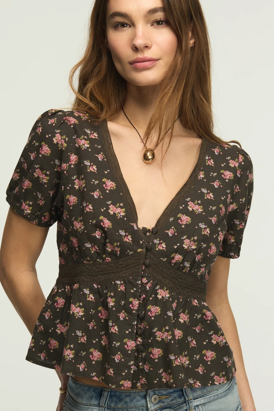 LACE PEPLUM BLOUSE, image 5