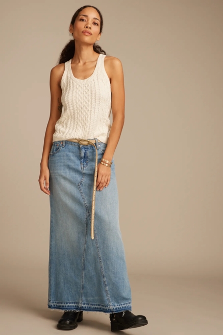 CABLE SWEATER TANK, image 1