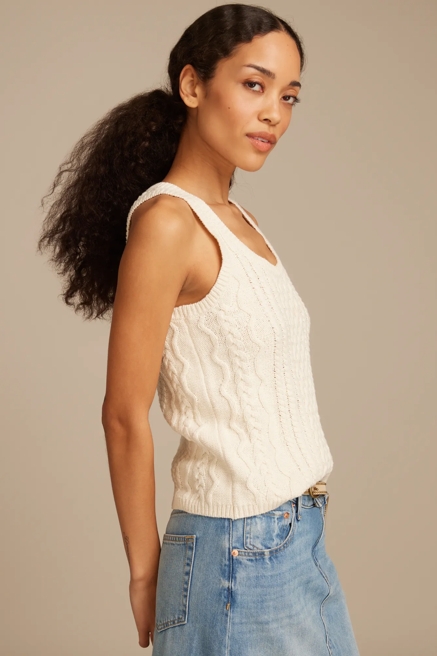 CABLE SWEATER TANK, image 4