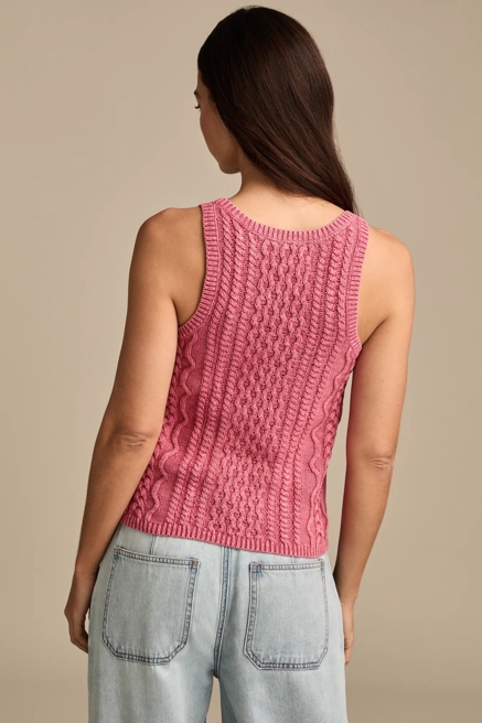 CABLE SWEATER TANK, image 3