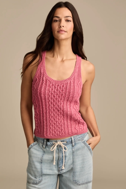 CABLE SWEATER TANK, image 4