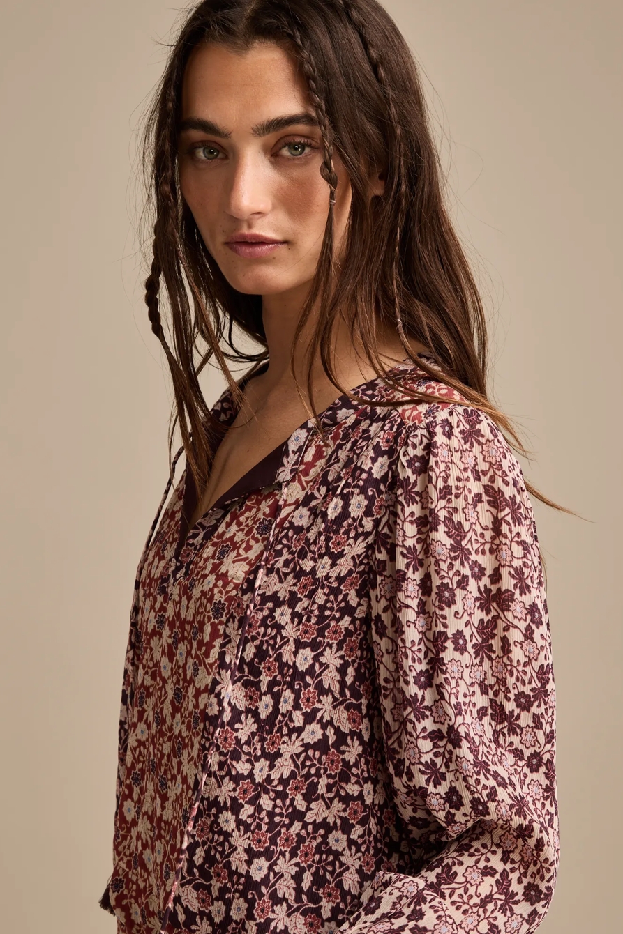 LONG SLEEVE BOHO BLOUSE, image 2