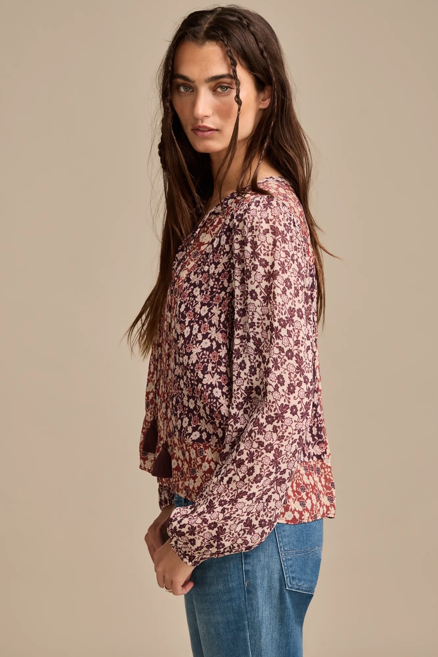 LONG SLEEVE BOHO BLOUSE, image 4