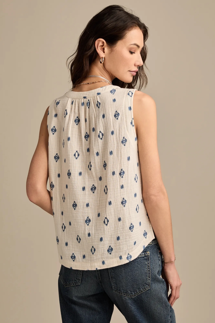 SLEEVELESS POPOVER SHIRT, image 3