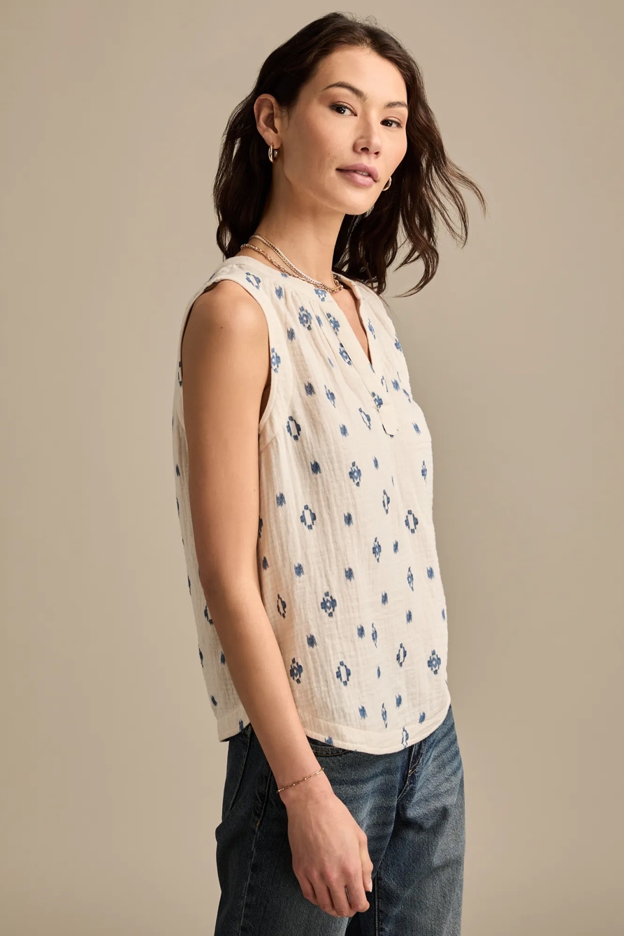 SLEEVELESS POPOVER SHIRT, image 4