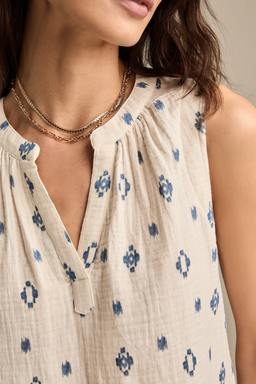 SLEEVELESS POPOVER SHIRT, image 5