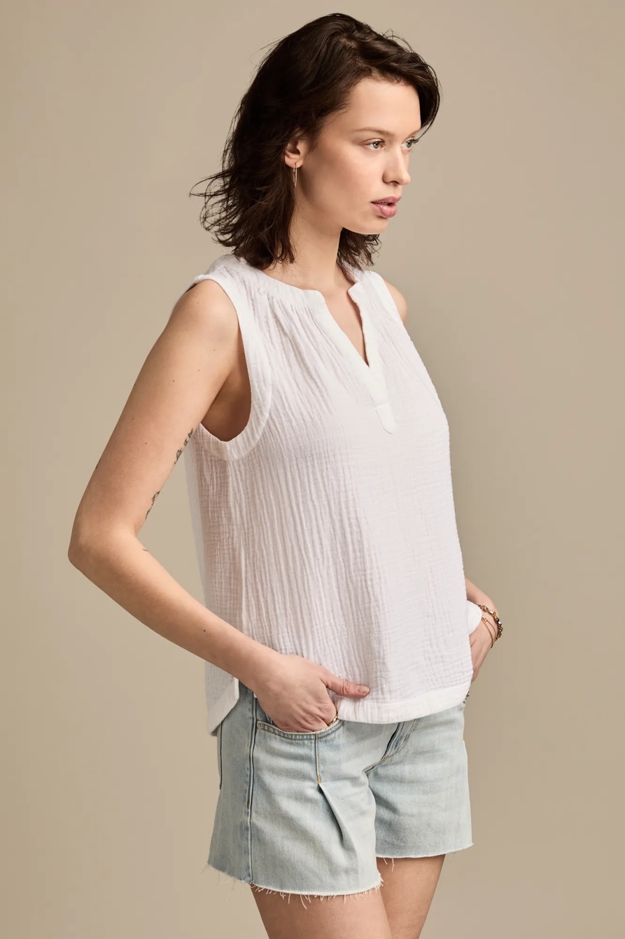 SLEEVELESS POPOVER SHIRT, image 4