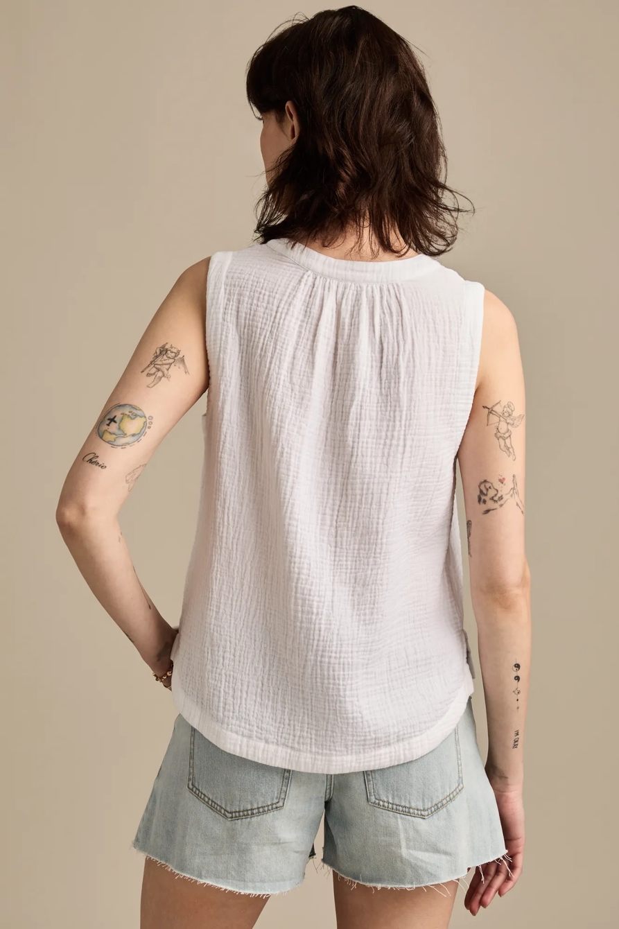 SLEEVELESS POPOVER SHIRT, image 5