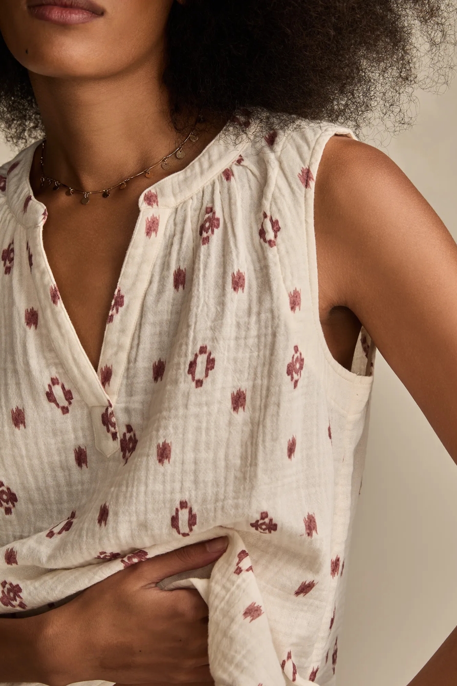 SLEEVELESS POPOVER SHIRT, image 2