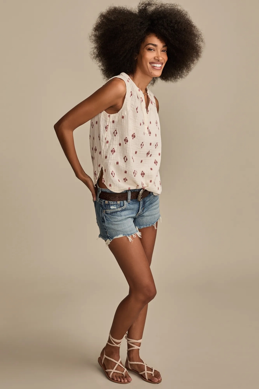 SLEEVELESS POPOVER SHIRT, image 3
