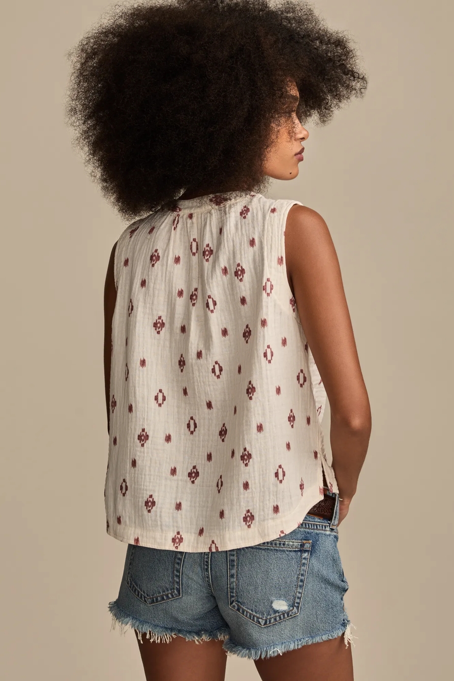 SLEEVELESS POPOVER SHIRT, image 5