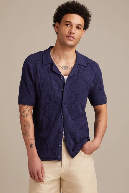 BUTTON DOWN SWEATER, image 1