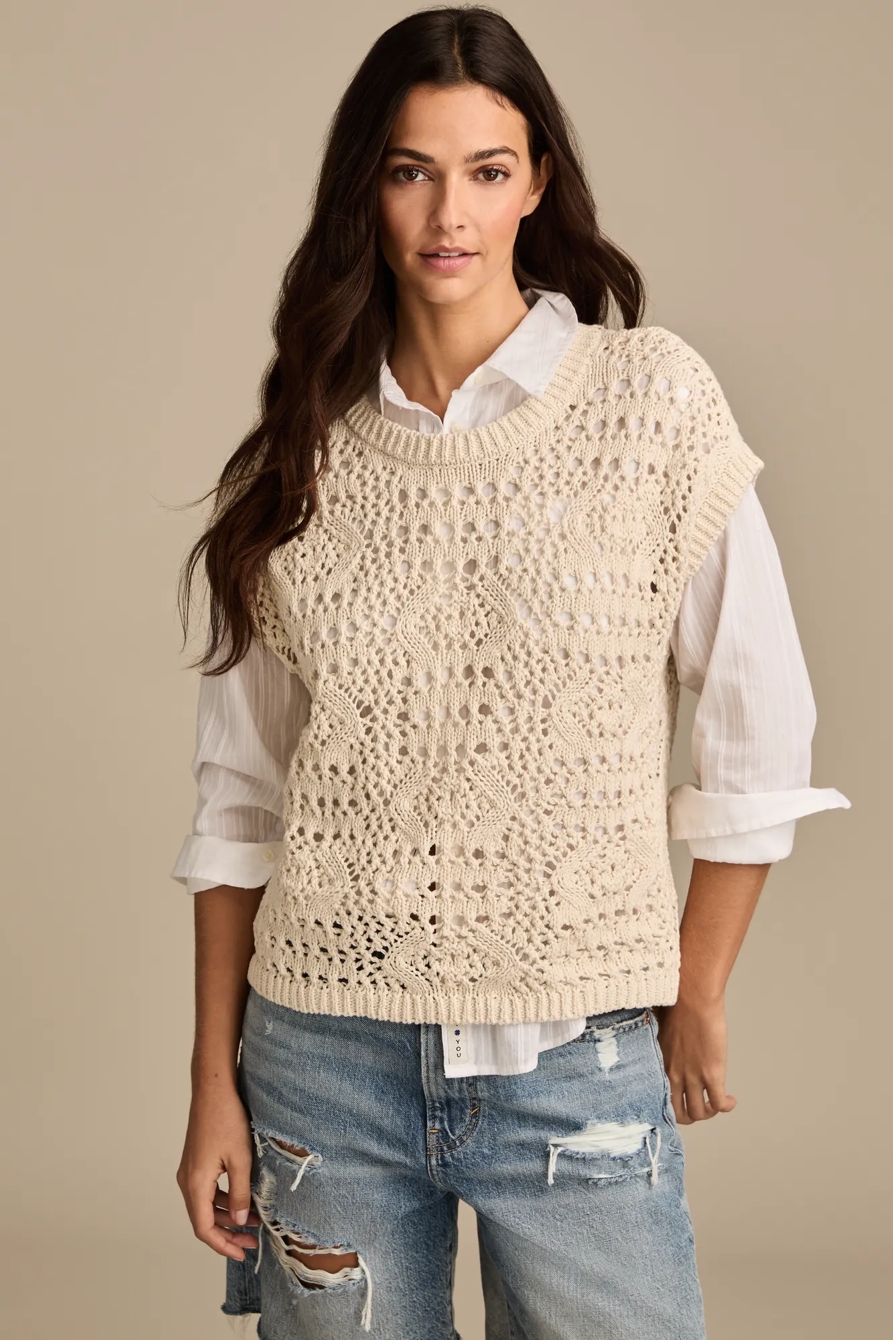 CROCHET SWEATER VEST, image 2