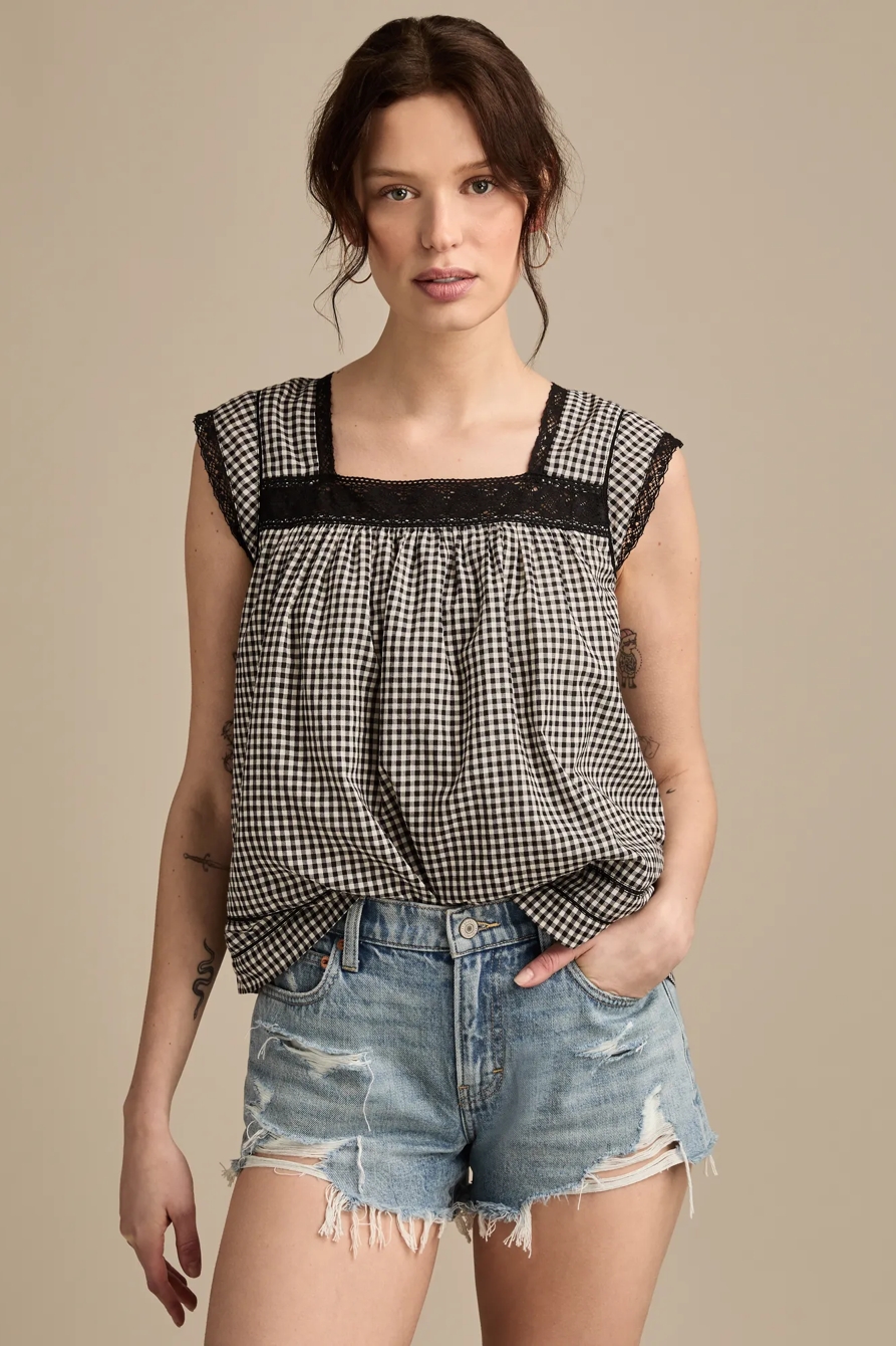LACE TRIM TANK TOP, image 3