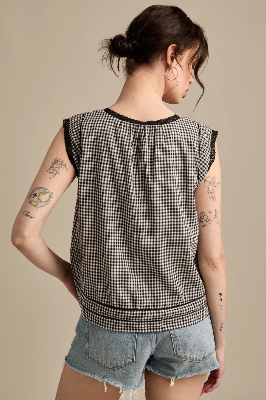 LACE TRIM TANK TOP, image 5
