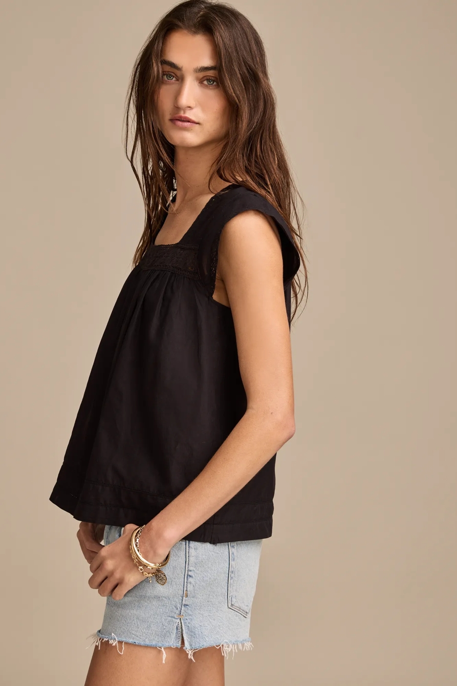 LACE TRIM TANK TOP, image 4
