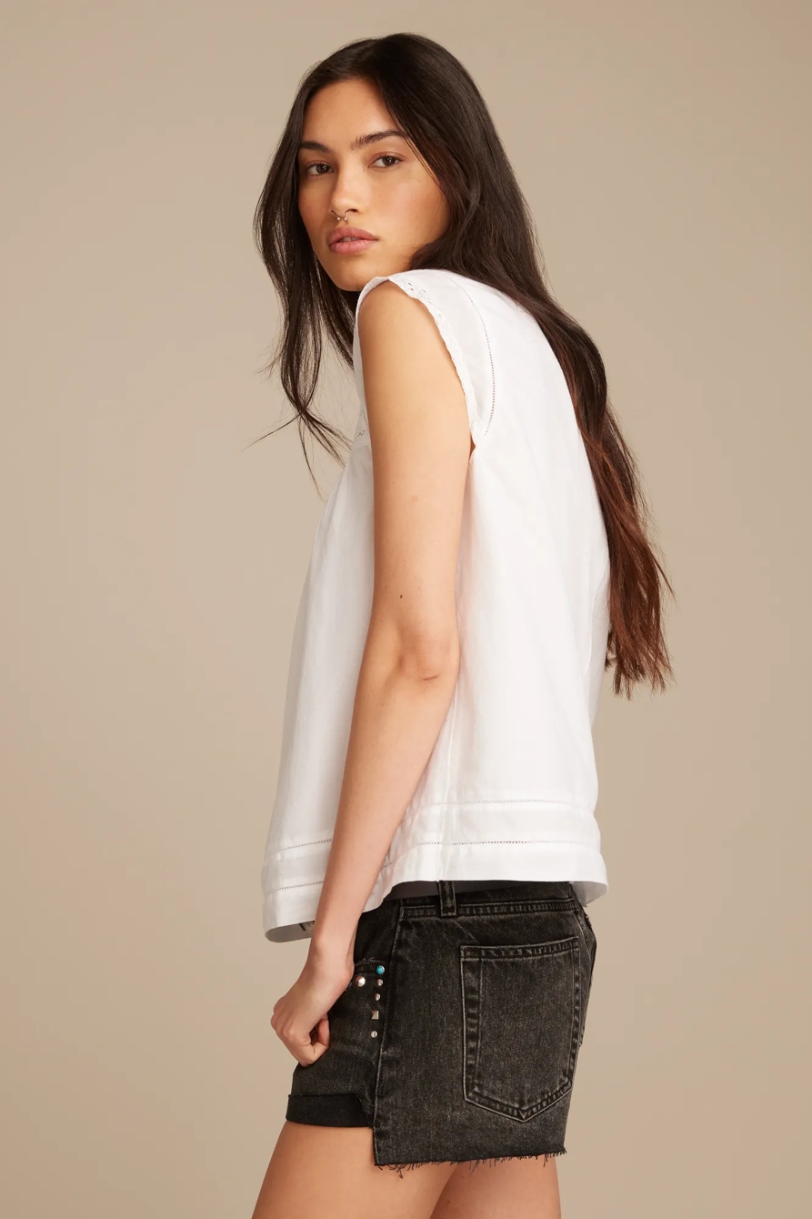 LACE TRIM TANK TOP, image 4