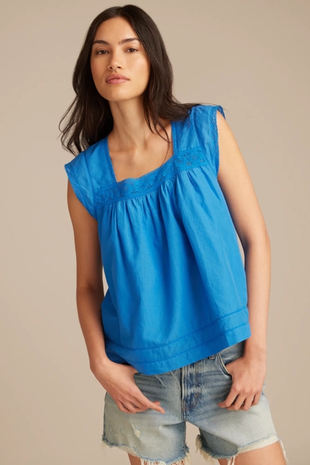 LACE TRIM TANK TOP, image 2
