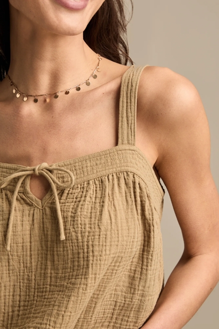 SOLID JAPUNTO GAUZE SWING TANK, image 4