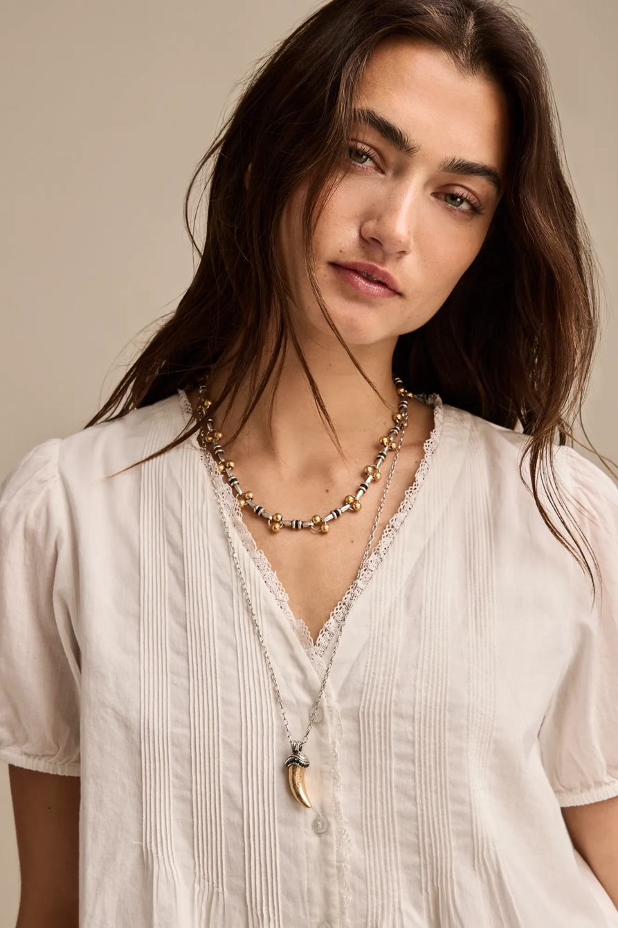 PINTUCK BLOUSE