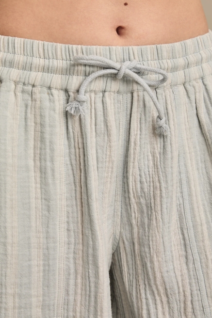 STRIPED BEACHY GAUZE PANT, image 3