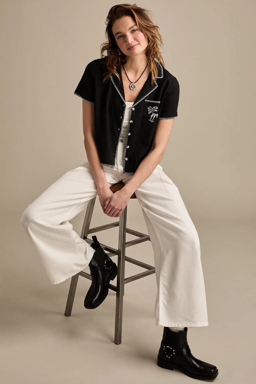 BEACH LINEN CAMP SHIRT, image 3