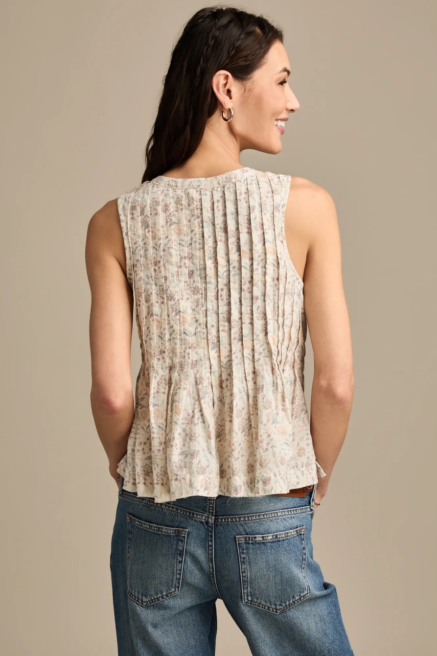 PINTUCK HENLEY TANK, image 5